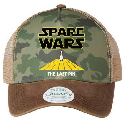 Spare Wars Bowler & Bowling Parody Legacy Tie Dye Trucker Hat