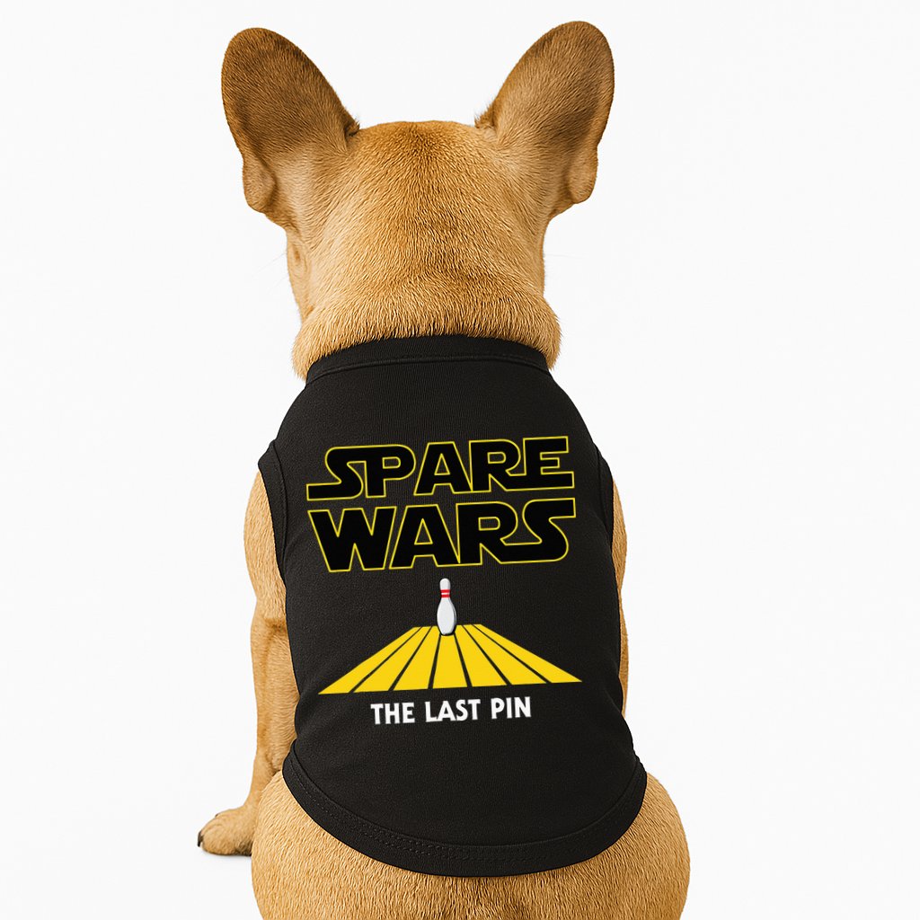 Spare Wars Bowler & Bowling Parody Doggie Tank
