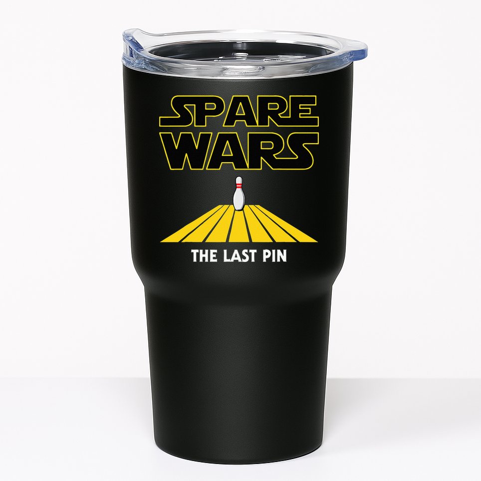 Spare Wars Bowler & Bowling Parody Tumbler