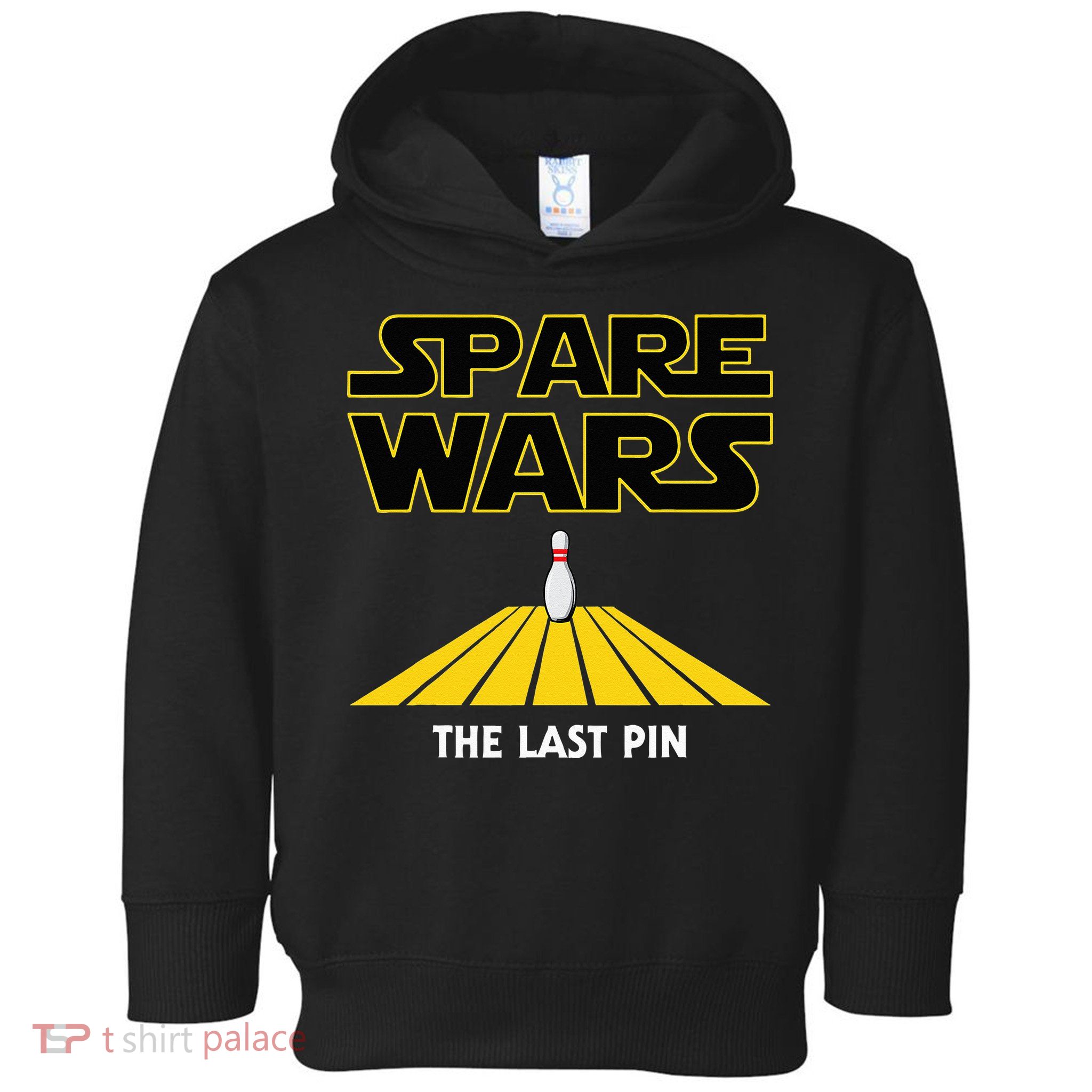 Spare Wars Bowler & Bowling Parody Toddler Hoodie