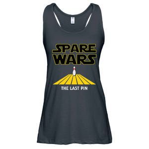 Spare Wars Bowler & Bowling Parody Ladies Essential Flowy Tank