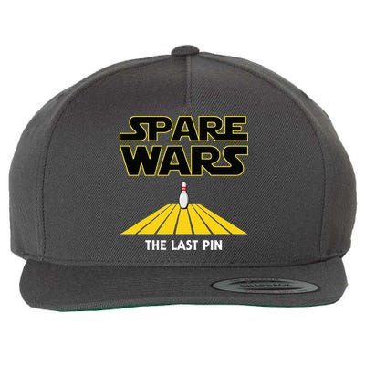Spare Wars Bowler & Bowling Parody Wool Snapback Cap