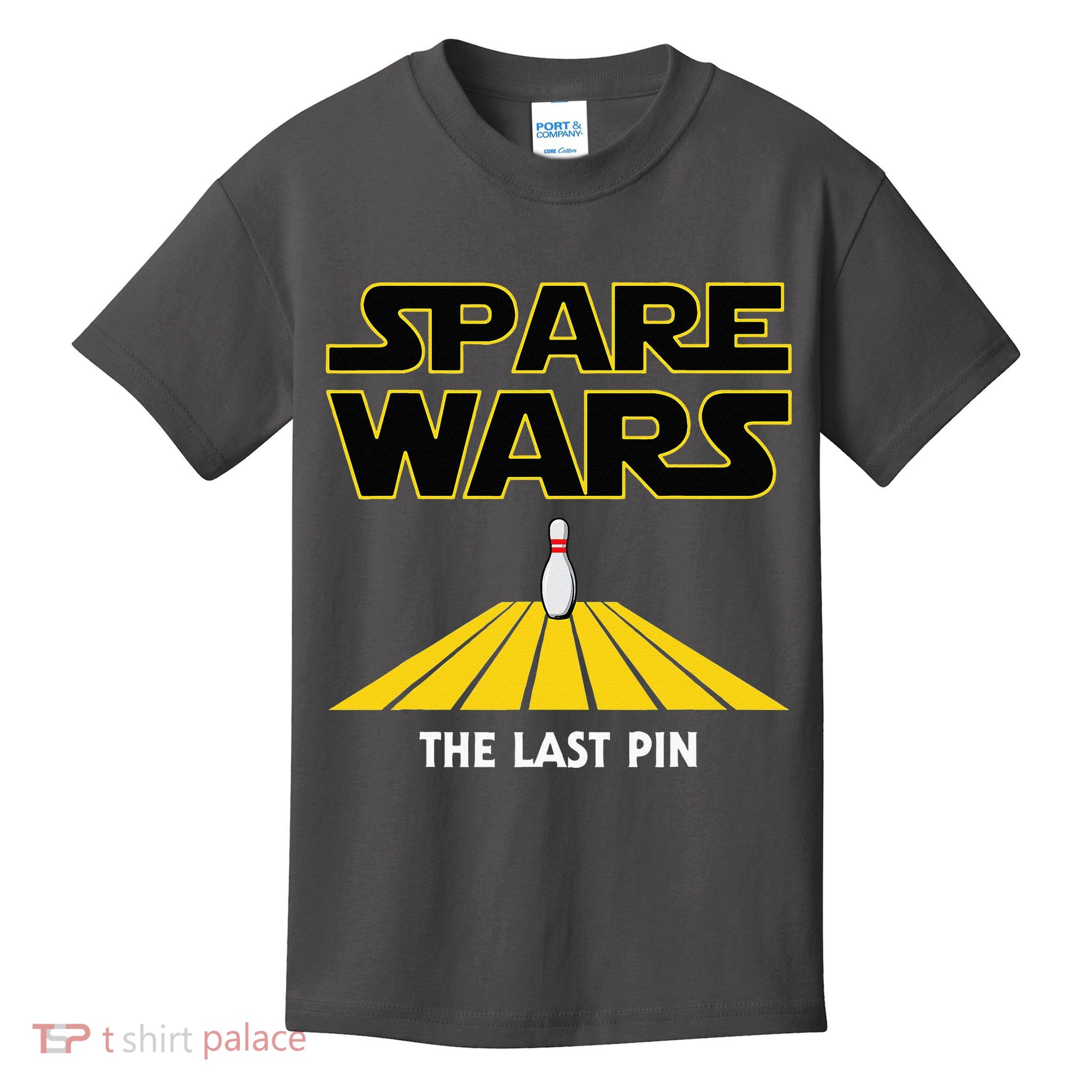 Spare Wars Bowler & Bowling Parody Kids T-Shirt