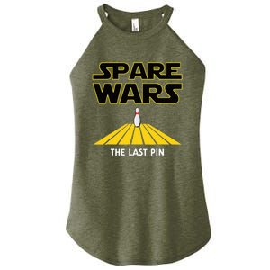 Spare Wars Bowler & Bowling Parody Women's Perfect Tri Rocker Tank