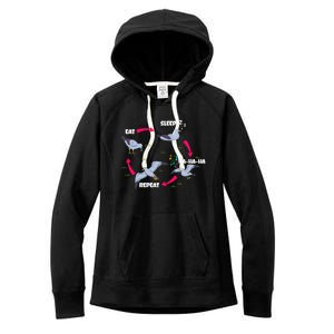 Seagull Whisperer Bird Lover Ornithology Birdwatching Gift Women's Fleece Hoodie