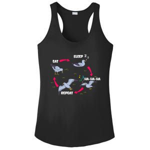 Seagull Whisperer Bird Lover Ornithology Birdwatching Gift Ladies PosiCharge Competitor Racerback Tank