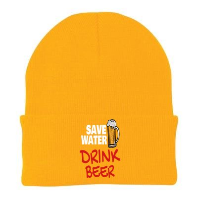 Save Water Beer Ing Party Sout Saying Alcohol Gift Knit Cap Winter Beanie