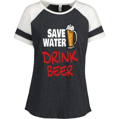 Save Water Beer Ing Party Sout Saying Alcohol Gift Enza Ladies Jersey Colorblock Tee