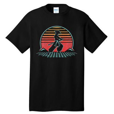 Samurai Warrior Bushido Japan Anime Retro 80s Style Gift  Tall T-Shirt