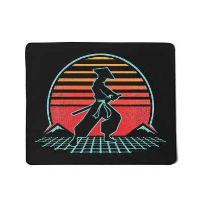 Samurai Warrior Bushido Japan Anime Retro 80s Style Gift  Mousepad