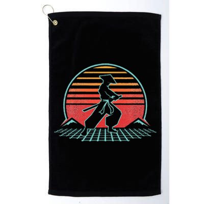 Samurai Warrior Bushido Japan Anime Retro 80s Style Gift  Platinum Collection Golf Towel