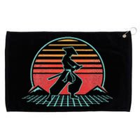 Samurai Warrior Bushido Japan Anime Retro 80s Style Gift  Grommeted Golf Towel