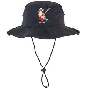 Seagull With Beach Hat And Electric Guitar Legacy Cool Fit Booney Bucket Hat