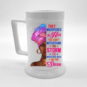 She Whispered Back I Am The Storm Black History Month 31 Beer Stein