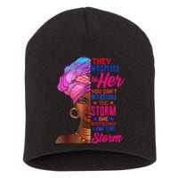 She Whispered Back I Am The Storm Black History Month Short Acrylic Beanie