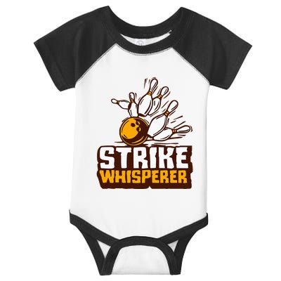 Strike Whisperer Bowling Infant Baby Jersey Bodysuit