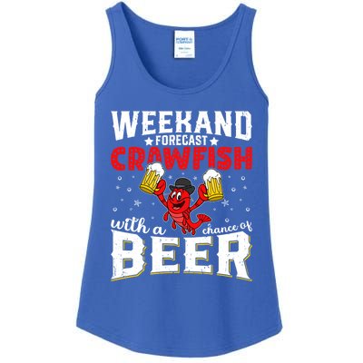 Seafood With Beer Crawfish Season Cajun Festival Party Gift Ladies Essential Tank