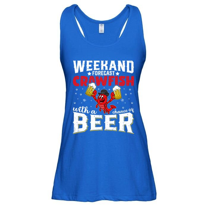 Seafood With Beer Crawfish Season Cajun Festival Party Gift Ladies Essential Flowy Tank