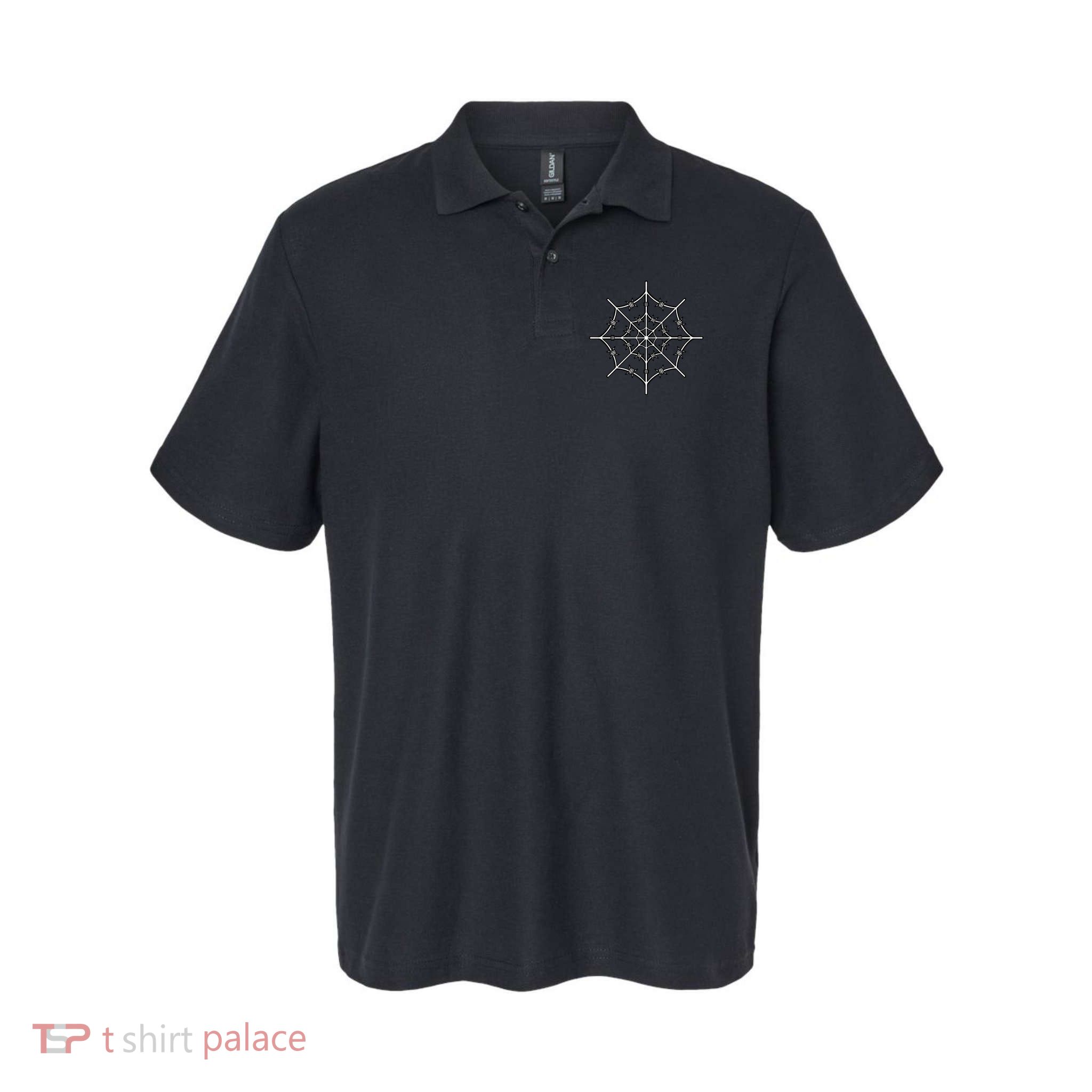 Spider Web Barbed Wire Polo