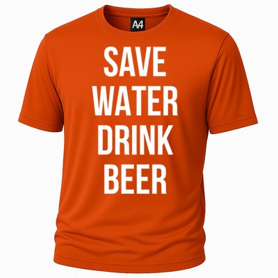 Save Water Beer Lover Gift Cooling Performance Crew T-Shirt