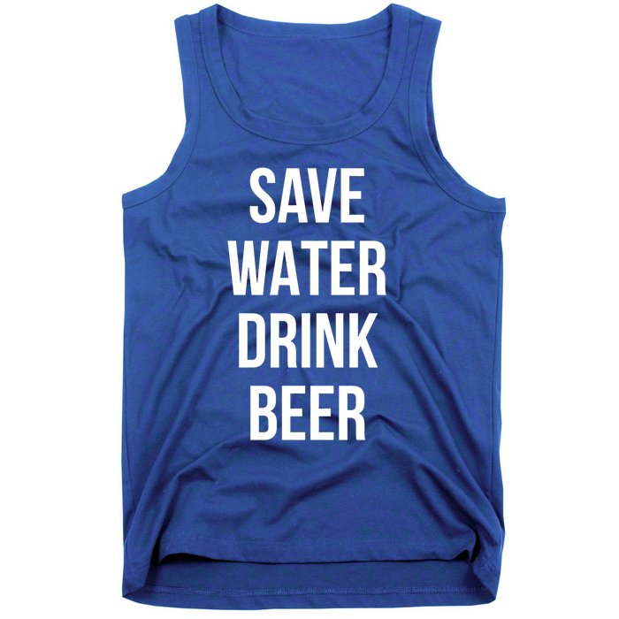 Save Water Beer Lover Gift Tank Top