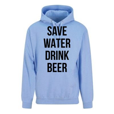 Save Water Beer Lover Gift Unisex Surf Hoodie