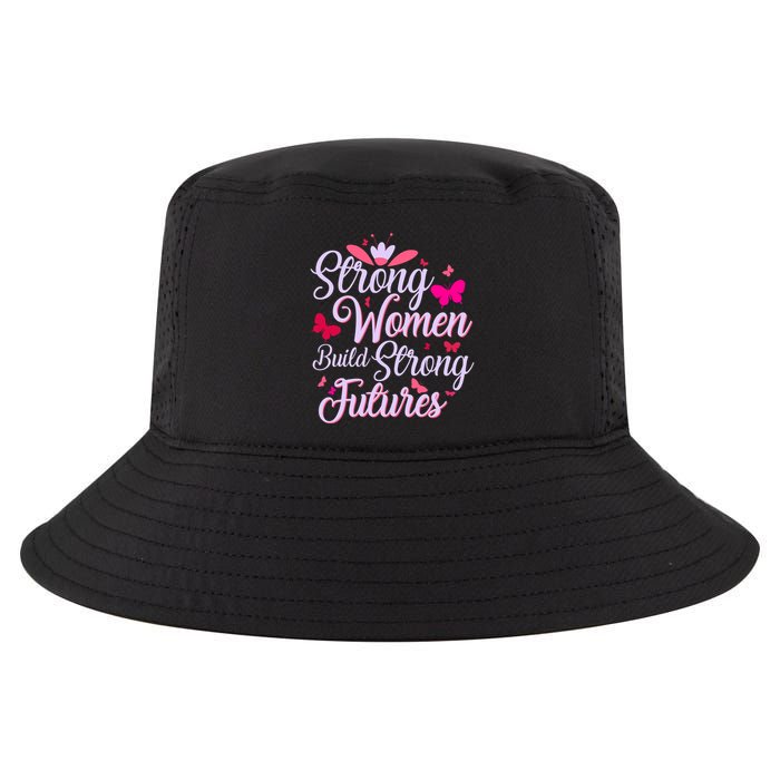 Strong Women Build Strong Futures Cool Comfort Performance Bucket Hat