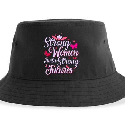 Strong Women Build Strong Futures Sustainable Bucket Hat