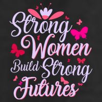 Strong Women Build Strong Futures Golf Towel