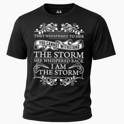 She Whispered Back I Am The Storm Motivational Gift Performance Shirt