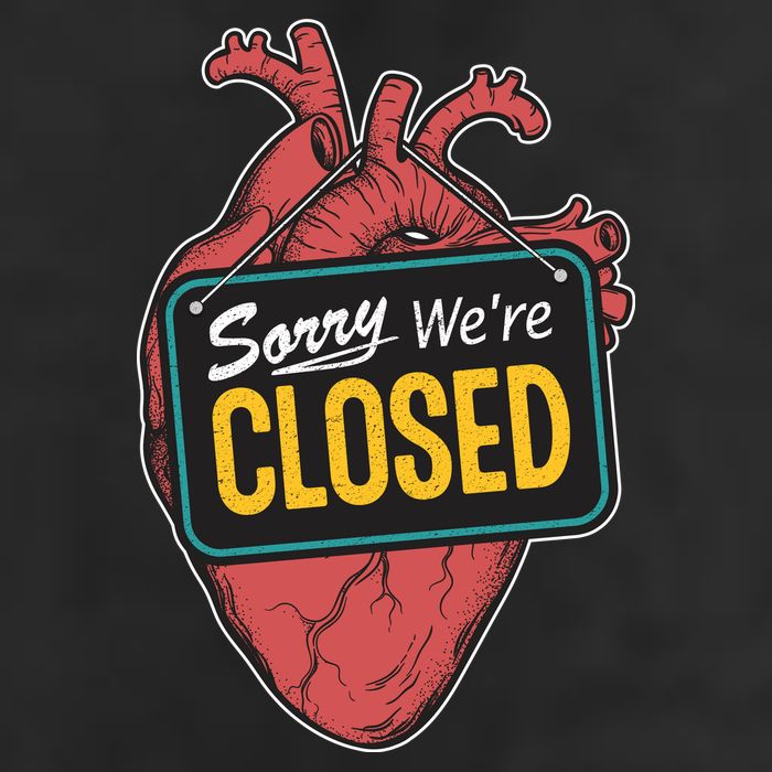 Sorry Were Closed Heart Adult Drive Performance Visor