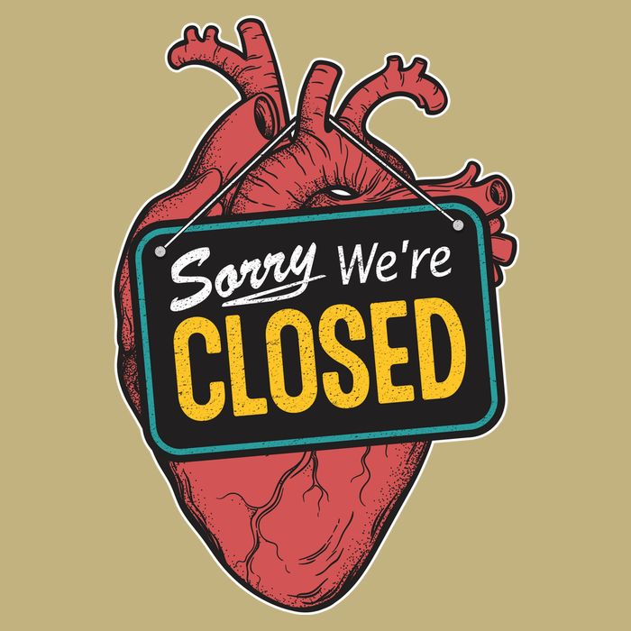 Sorry Were Closed Heart Cooling Performance Crew T-Shirt