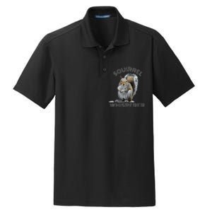 Squirrel Whisperer Cool Funny Sarcastic Squirrel Lover Dry Zone Grid Polo