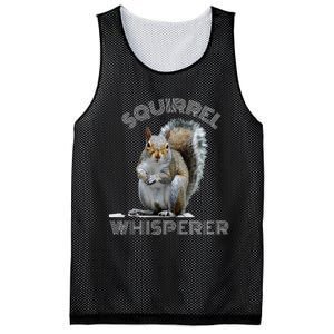 Squirrel Whisperer Cool Funny Sarcastic Squirrel Lover Mesh Reversible Basketball Jersey Tank