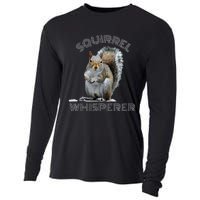 Squirrel Whisperer Cool Funny Sarcastic Squirrel Lover Cooling Performance Long Sleeve Crew