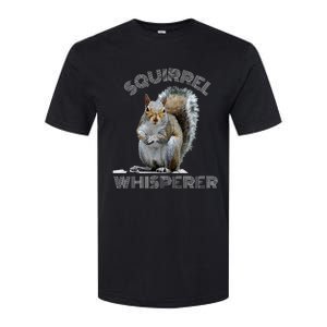 Squirrel Whisperer Cool Funny Sarcastic Squirrel Lover Softstyle CVC T-Shirt