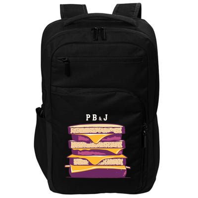 Sandwich With Creamy Peanut Butter And Jelly Impact Tech Backpack