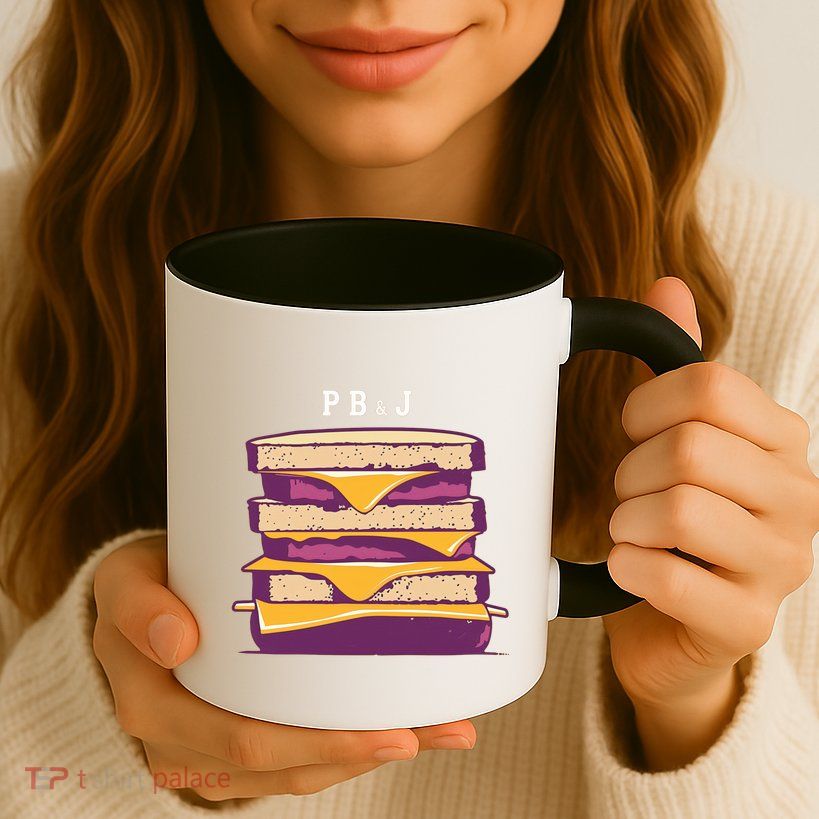 Sandwich With Creamy Peanut Butter And Jelly Mug
