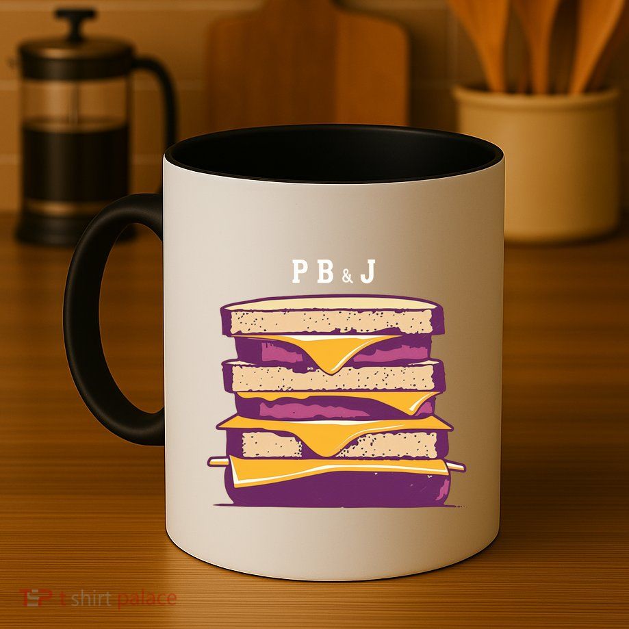 Sandwich With Creamy Peanut Butter And Jelly Mug