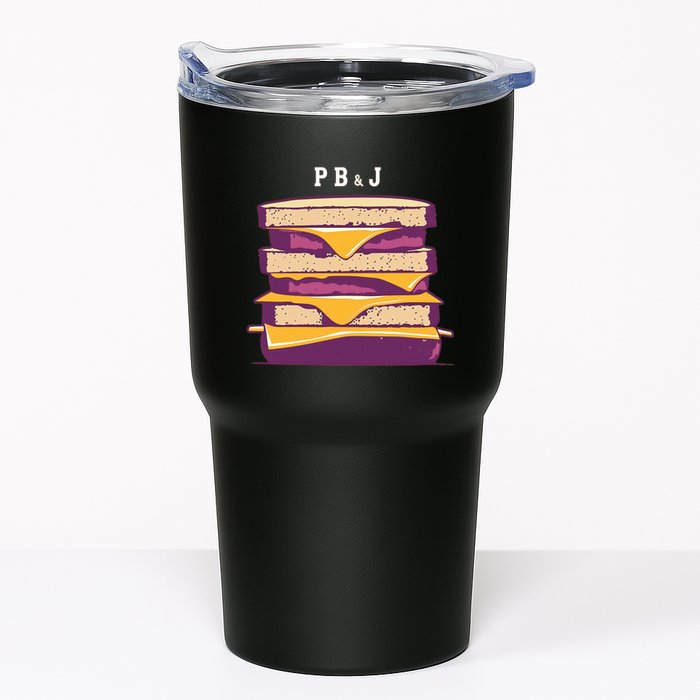 Sandwich With Creamy Peanut Butter And Jelly Tumbler