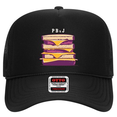 Sandwich With Creamy Peanut Butter And Jelly Trucker Hat