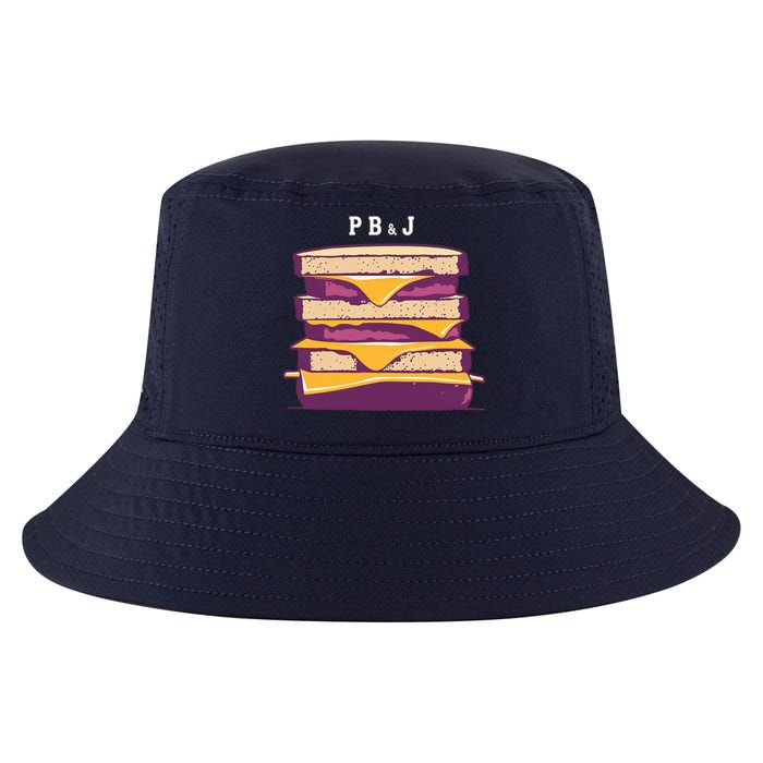 Sandwich With Creamy Peanut Butter And Jelly Cool Comfort Performance Bucket Hat