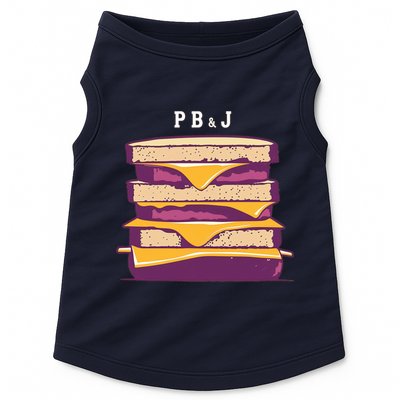 Sandwich With Creamy Peanut Butter And Jelly Doggie Tank