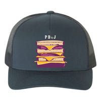 Sandwich With Creamy Peanut Butter And Jelly Yupoong Adult 5-Panel Trucker Hat