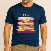 Sandwich With Creamy Peanut Butter And Jelly Performance Shirt