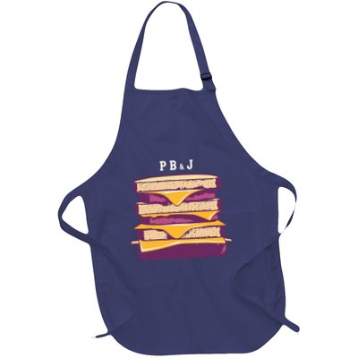 Sandwich With Creamy Peanut Butter And Jelly Apron