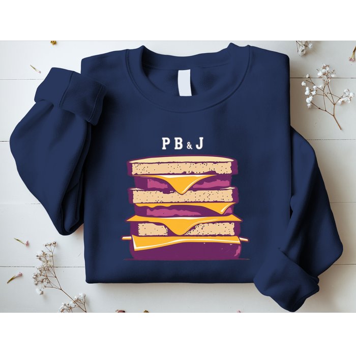 Sandwich With Creamy Peanut Butter And Jelly Sweatshirt