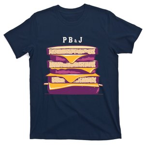 Sandwich With Creamy Peanut Butter And Jelly T-Shirt