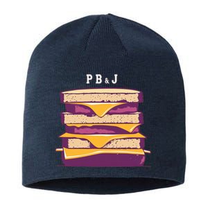 Sandwich With Creamy Peanut Butter And Jelly Sustainable Beanie