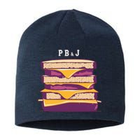 Sandwich With Creamy Peanut Butter And Jelly Sustainable Beanie